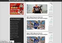 Sites similar to survivorpoolpicks.com