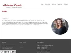 Sites similar to susannadonato.com