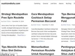 Sites similar to sushiandtofu.com