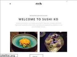 Sites similar to sushikoscottsdale.com