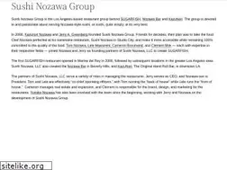Sites similar to sushinozawa.com