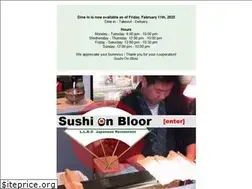 Sites similar to sushionbloor.com