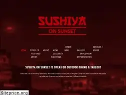 Sites similar to sushiyaonsunset.net