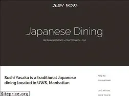 Sites similar to sushiyasaka.com