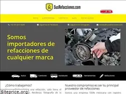 Sites similar to susrefacciones.com