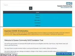 Sites similar to sussexcommunity.nhs.uk