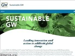 Sites similar to sustainability.gwu.edu