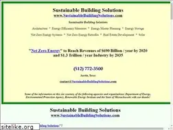 Sites similar to sustainablebuildingsolutions.com