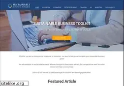 Sites similar to sustainablebusinesstoolkit.com