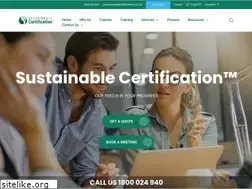 Sites similar to sustainablecertification.com.au