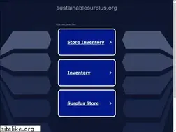 Sites similar to sustainablesurplus.org