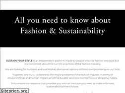 Sites similar to sustainyourstyle.org