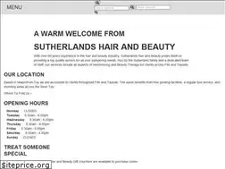 Sites similar to sutherlandshairandbeauty.com