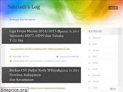 Sites similar to sutriadi.wordpress.com