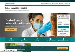 Sites similar to sutterlakeside.org