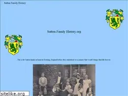 Sites similar to suttonfamilyhistory.org