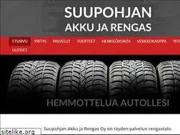 Sites similar to suupohjanakkujarengas.fi