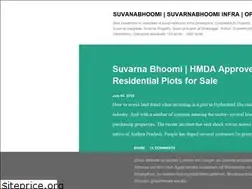 Sites similar to suvarnabhoomiinfra.blogspot.com