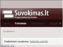 Sites similar to suvokimas.lt