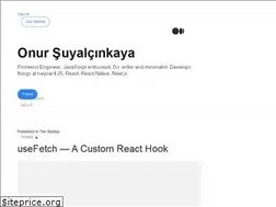 Sites similar to suyalcinkaya.medium.com