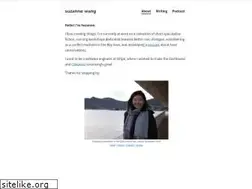 Sites similar to suzannewang.com