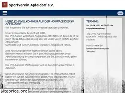 Sites similar to sv-apfeldorf.de