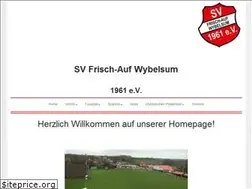 Sites similar to sv-frischauf-wybelsum.de