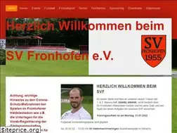 Sites similar to sv-fronhofen.de