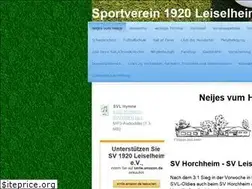 Sites similar to sv-leiselheim.de