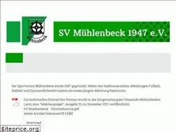 Sites similar to sv-muehlenbeck.de