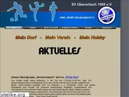 Sites similar to sv-obererbach.de