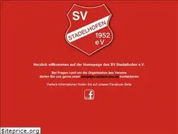 Sites similar to sv-stadelhofen.de
