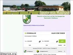 Sites similar to sv-waldhaus.de