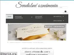 Sites similar to svadobnepozvanky.sk