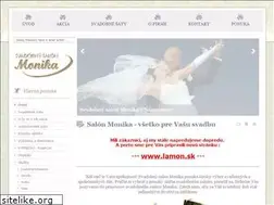 Sites similar to svadobnysalonmonika.sk