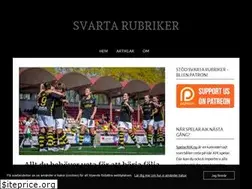 Sites similar to svartarubriker.se