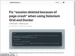 Sites similar to svdoscience.com