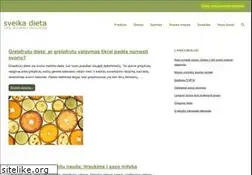 Sites similar to sveikadieta.lt