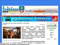 Sites similar to sveksnosnaujienos.lt