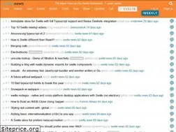Sites similar to svelte.news