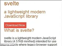 Sites similar to sveltejs.com