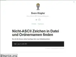 Sites similar to sven-kuegler.de