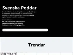 Sites similar to svenska-poddar.se