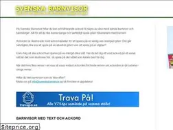 Sites similar to svenskabarnvisor.se