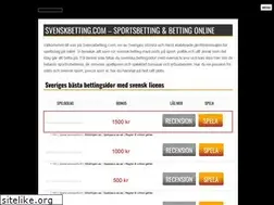 Sites similar to svenskbetting.com