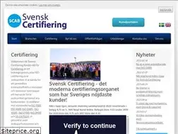 Sites similar to svenskcertifiering.se
