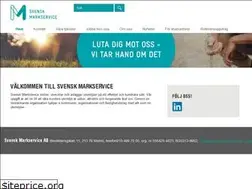 Sites similar to svenskmarkservice.se