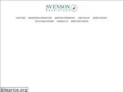 Sites similar to svensonbarristers.com.au