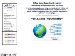 Sites similar to sverigeatlas.se