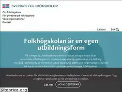 Sites similar to sverigesfolkhogskolor.se